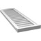 Ekena Millwork Arch Top Surface Mount PVC Gable Vent: Functional, w/ 2"W x 2"P Brickmould Sill Frame, 14"W x 42"H GVPAR14X4203SF - alternate 2